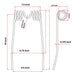 AIC Tillage AICT-1002 Flexi-Coil 87505458 harrow tine dimensions with nominal 16-inch long by 9-inch wide catalog size
