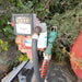 Outback Wrap Fuel Finder red wrap installed on a dyed diesel fuel hose to prevent fuel mix-ups, Part 20X4GRYB