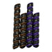 Outback Wrap hydraulic hose color identification wraps in blue and purple with plus and minus markings, Part 18X2BP