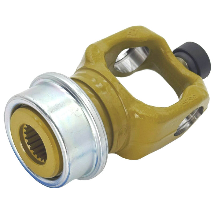 PTO CV end yoke with slide collar for Walterscheid P 580 Series, fits 1-3/8" x Z21 spline PWE, PWZ (1000 RPM). Part 136934E – also part 1136934, 136934