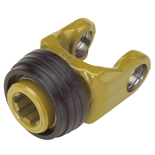 PTO end yoke ASGE quick disconnect for Walterscheid 2400 Series, Z6 spline (540 RPM), Part 133836E – also part 1133836, 133836