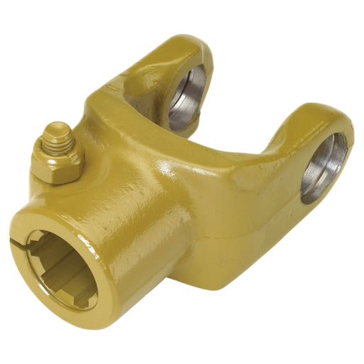 PTO end yoke WPG interfering bolt clamp for Walterscheid 2600 Series, Z20 spline (1000 RPM, Big 1000), Part 329053E – also part 1329053, 329053