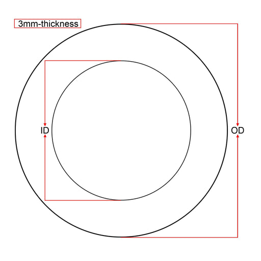 Dimensions Diagram – Slip Clutch Disc 87×140×3 mm (90/06 / R19116)