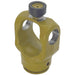 PTO yoke with Profile S4 (star tubing) for Walterscheid RG P580 CV drivelines. Inboard yoke design with roll pin mount. Front View. Part 133990E – also part 1133990, 133990