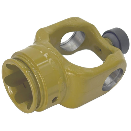 PTO yoke with Profile S5 for Walterscheid RG P580 CV drivelines, 80° inboard yoke with roll pin. Part 133991E – also part 1133991 and 133991