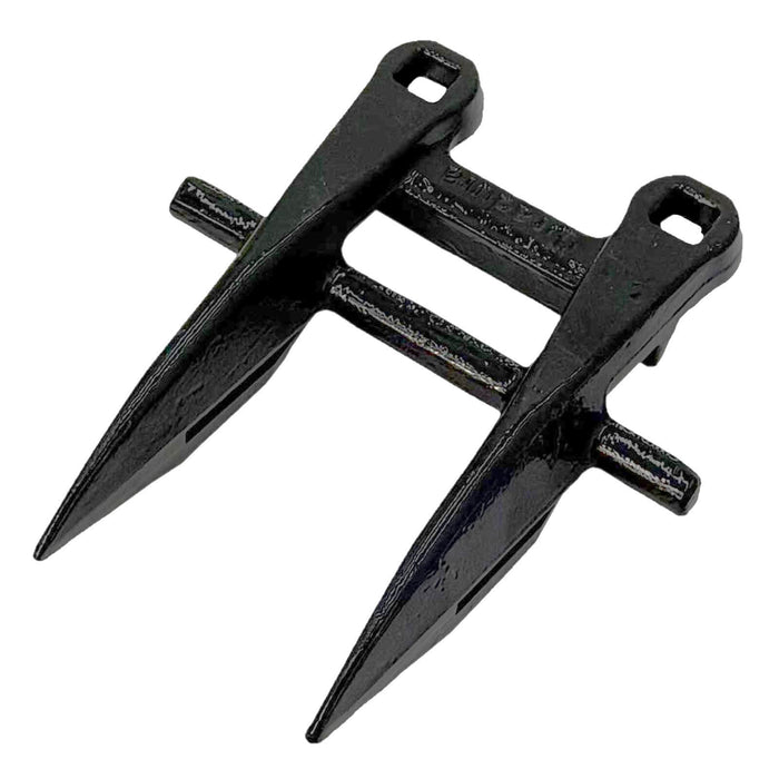 Genuine Schumacher 80640 forged black platform sickle guard replacing MacDon 118344