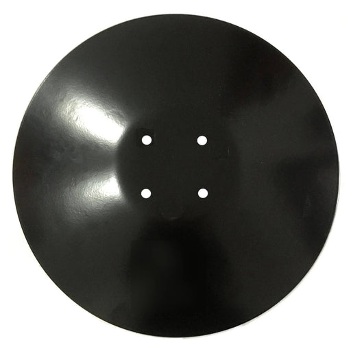 AIC Tillage high-speed tillage disc. 20" diameter x 6.5mm thick with concave profile and straight edge for aggressive vertical tillage.