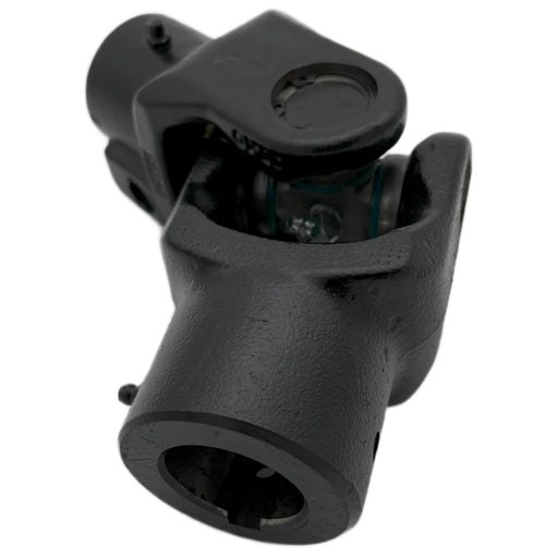 U-Joint hydraulic auger assembly with 1-1/2" shaft connecting hydraulic motor to cart drive shaft, aftermarket replacement for Brant part B032141, Part AF609005